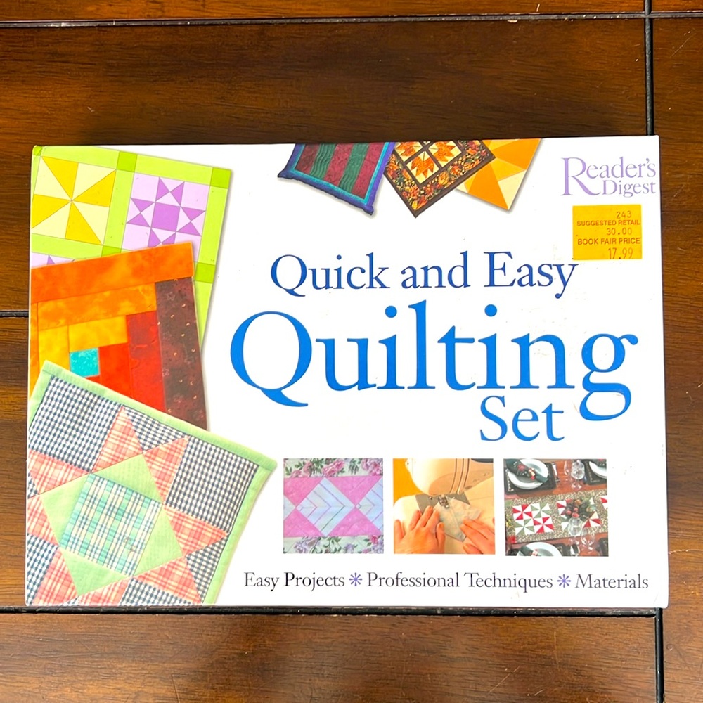 Reader’s Digest Quick and Easy Quilting Set NIB